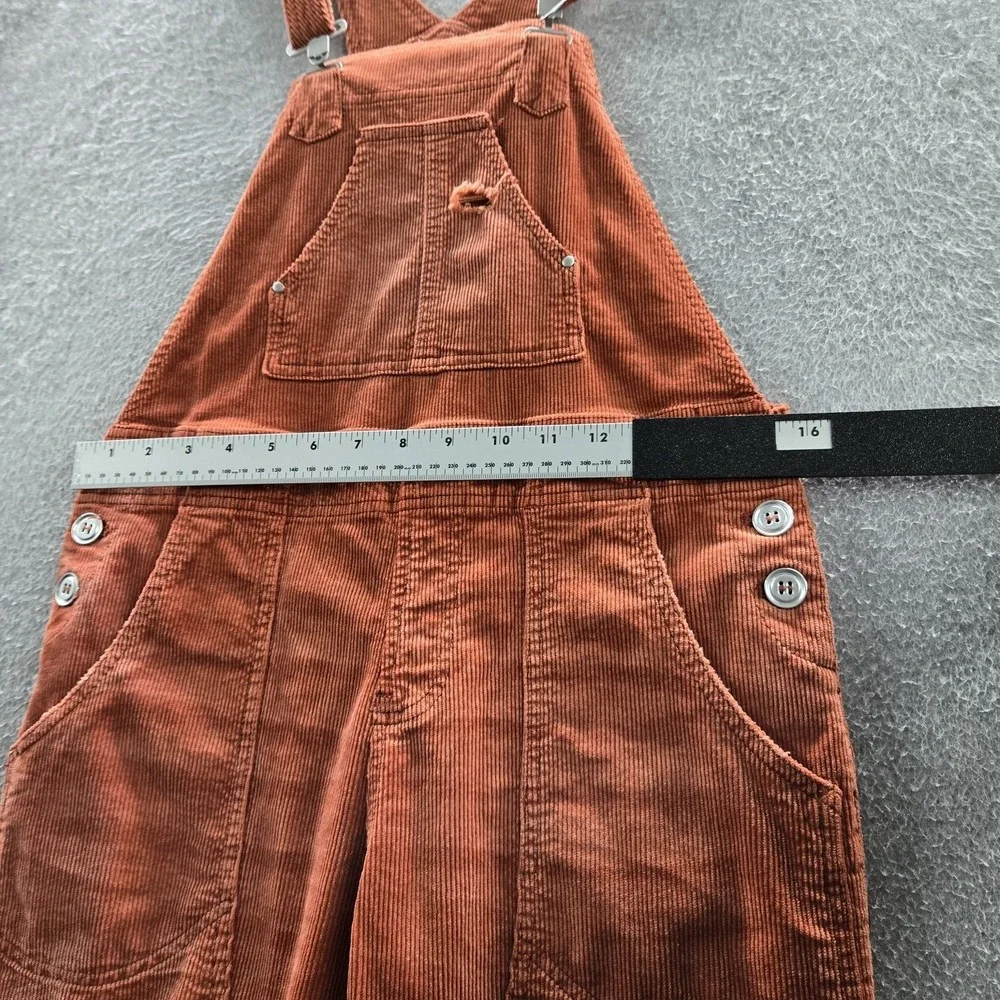 Pilcro Women Pants 26‎ Rust Overalls Corduroy The Wanderer Overall 28